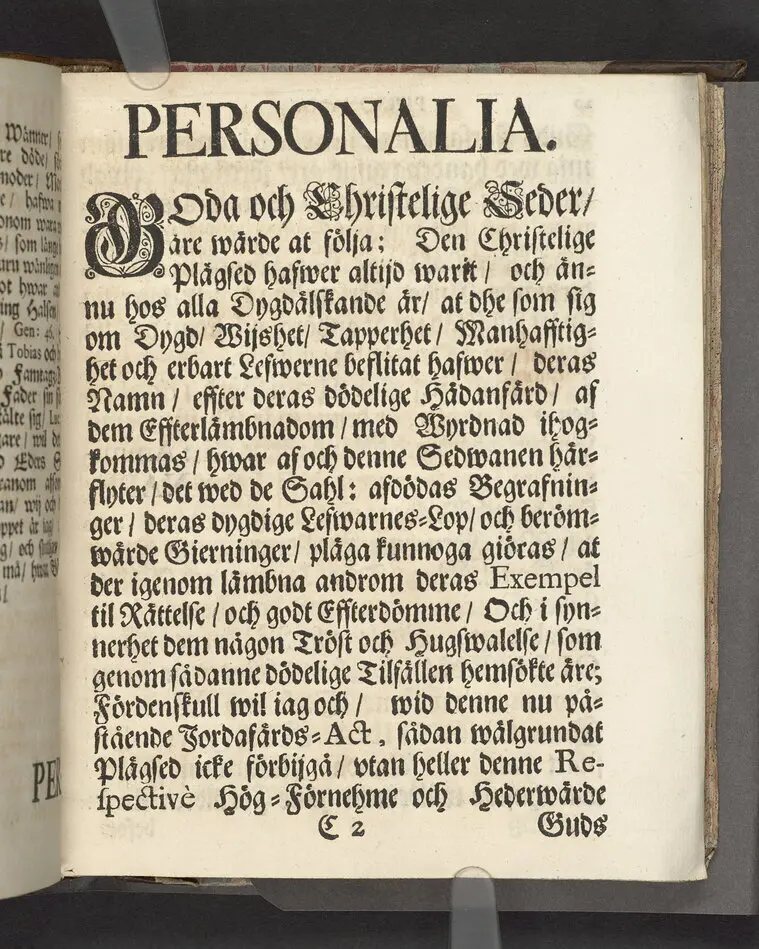 Bild på Likpredikan