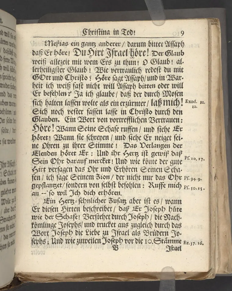 Christina in Leben/ Christina in Tod! Das ist Frühe doch lieb-volle Segen-Letze/ trauer-benehmende Trost-Letz/ und hoffnungs-volle Glaubens-Letze/ der weyland wohl-ehrbarn und gross-ehren tugendreichen Frauen Fr. Christina Grönin, gebornen Scharen-Bergin, desz wohl-ehren-vesten, grosz-achtbaren auch wohl-fürnehmen Herren Werner Gröns/ vornehmen Kauf-und Handels-Herren in hiesiger Königl. Residenz-Stadt Stockholm Herz-geschätzen Ehe-Gattin/ als deren verblichener Leichnam den 8 Maj-Monats, laufenden 1698-sten Heil-Jahrs, in Maria Magdalena Kyrch bey so wohl hoher/ als sonst ungemeiner Versamlung/ zur sanfften Erden-Ruh gebracht wurde/ zu inniger Trost-fasung vorgestellet von Johann Jacob Leibniz/ der h. Schrifft D. der löbl. Teutsschen Gemeine Past. und Consist. Assess. Stockholm/ Gedrucht bey Henrich Keysern/ J.K.Maejest: und der Acad. in Ups. Buchdrucker