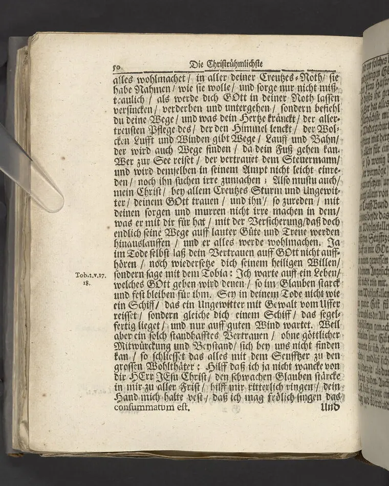 Die christruhmlichste Zufriedenheit, bey hoch-adelicher Beerdigung, an der ... Fr. Catharina Ebelings, des ... Hrn. Johann Albert Huswedels ... Fr. Wittwen, welche im Jahr 1693 ... den 26 Septembr ... in der Soldenauischen Kirchen, zu ihrer Ruhe-Stätte gebracht worden ... Fürgestellet von M. Aegidio Strauchen ... Stockholm, gedruckt bey Johan Billingsley.