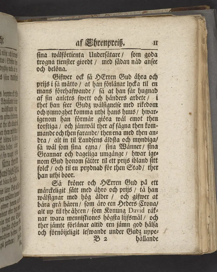 Een söt lucht af Ehrenpreisz, hwilken för thetta öfwer-inspectoren, then ädle och wälborne herren, nu hoos Gud weinnerligen salige, Herr Hans Ehrenpreus, lemnade ... tå thes dödelige deel nedsattes i griften, för altaret, uthi Arboga stadz-kyrckia, den 5. octobr. anno 1711 ... Stockholm, hos Johan H. Werner, kongl. May:tz och Upsala academiæ boktr. Åhr 1711.