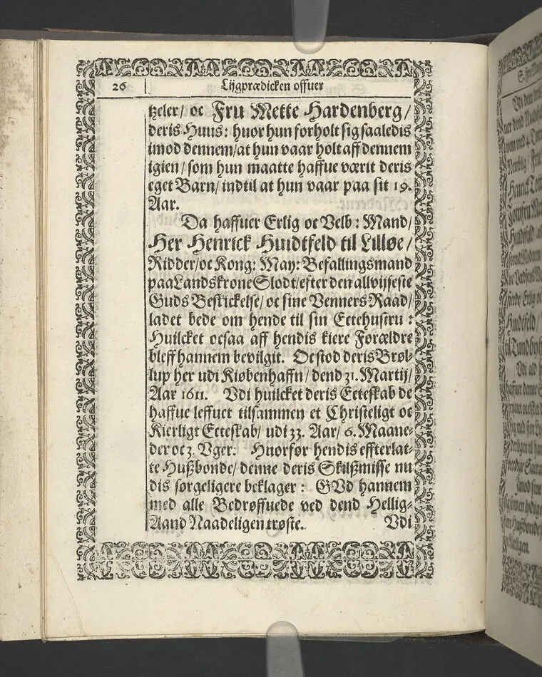 Likpredikan över Margrete Rosenkrantz