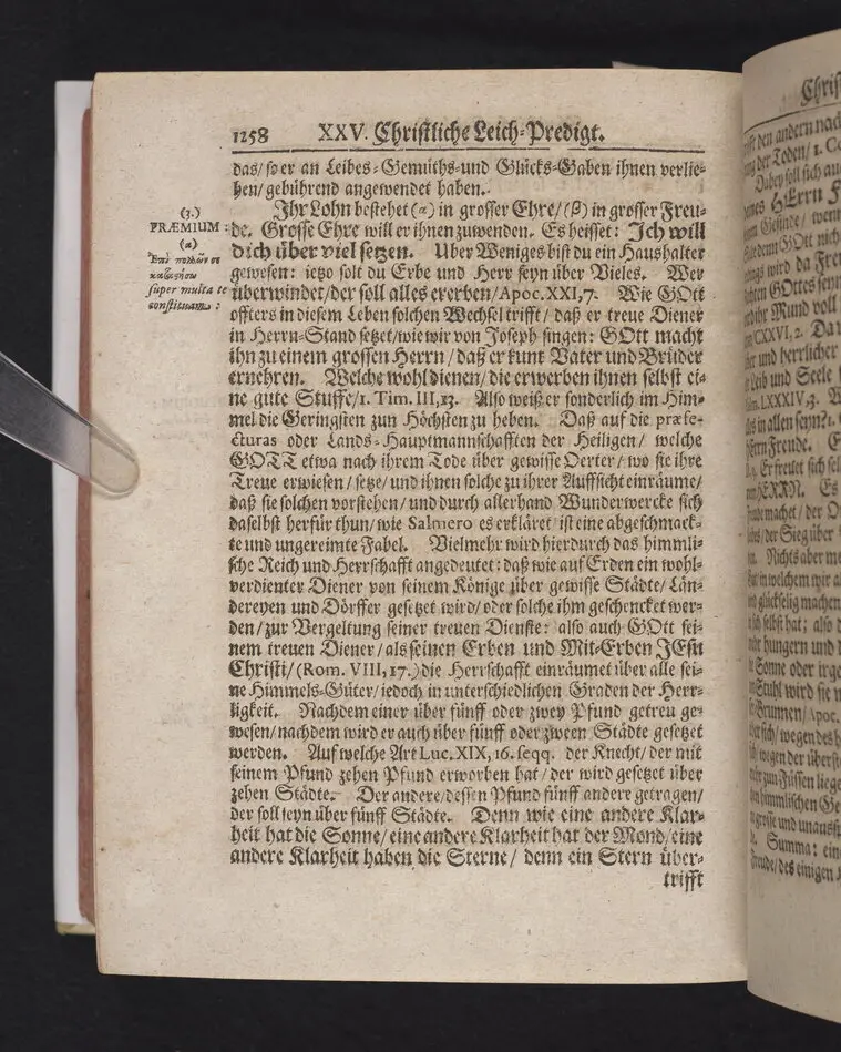 Frommer und getreuer Knechte Gottes seliger Todt/ sanffte Rast und herrlicher Lohn/ Bey Christlicher Leich-Bestatung Herr Johann Georg  Nicolai, weitberühmten Jcti, und Churfl. durchl. zu Sachsen ältesten Ober-consistorial- wie auch zu den Jülich- und Clevischen Successions-Sachen wohlbestellten Raths/ sel. am 25. Septemb. 1690. In der Kirchen zu St. Sophien aus Apoc. XIV, 13. erkläret.