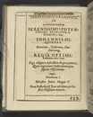 Agon regius, konglige Majesteetz till Swerige etc. H. Johans III... dödzkamp... Anteknat förste gången... på latiniskt språk... Dn. Jona Petri Nericio... Men nu... besmyckiat... medh Threnodia dramatica och... Drotningz Gunilæ epithaphijs... ich en... oration om... konungens... leffwerne... authore, Sylvestro Johan. Phrygio... Holmiæ A.C. 1620.