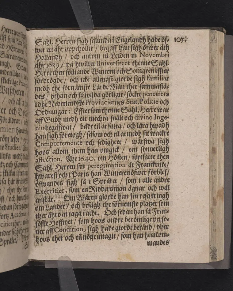 Corona sapientiæ, thet är wijsshetennes krona, medh een kort förklaring ... förfärdigat och vthi ... Christer Bondes ... begraffning ... framstelt aff Zachario L. Klingio ... Stockholm, tryckt hoos Ignatium Meurer ... anno MDCLXIII.