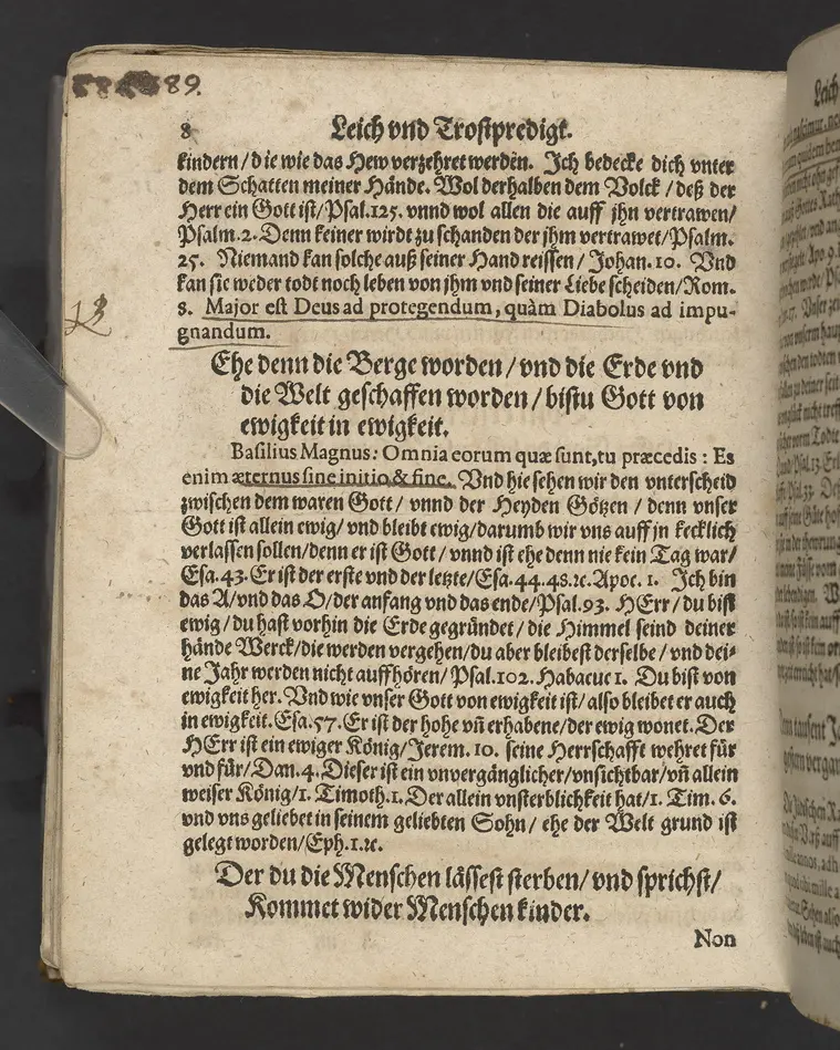 Ein Klagrede, über dem seligen und christlichen Abschied ... desz ... Herrn Wilhelens, Landgraffen zu Hessen, Graffen zu Catzenelnbogen ... anno 1592 ... Gehalten den 10. septembris in der Newenstatt zu Cassel, durch Johannem Strackium ... Gedruckt zu Marpurg, durch Paulum Egenolff, im Jahr, MDXCIII.