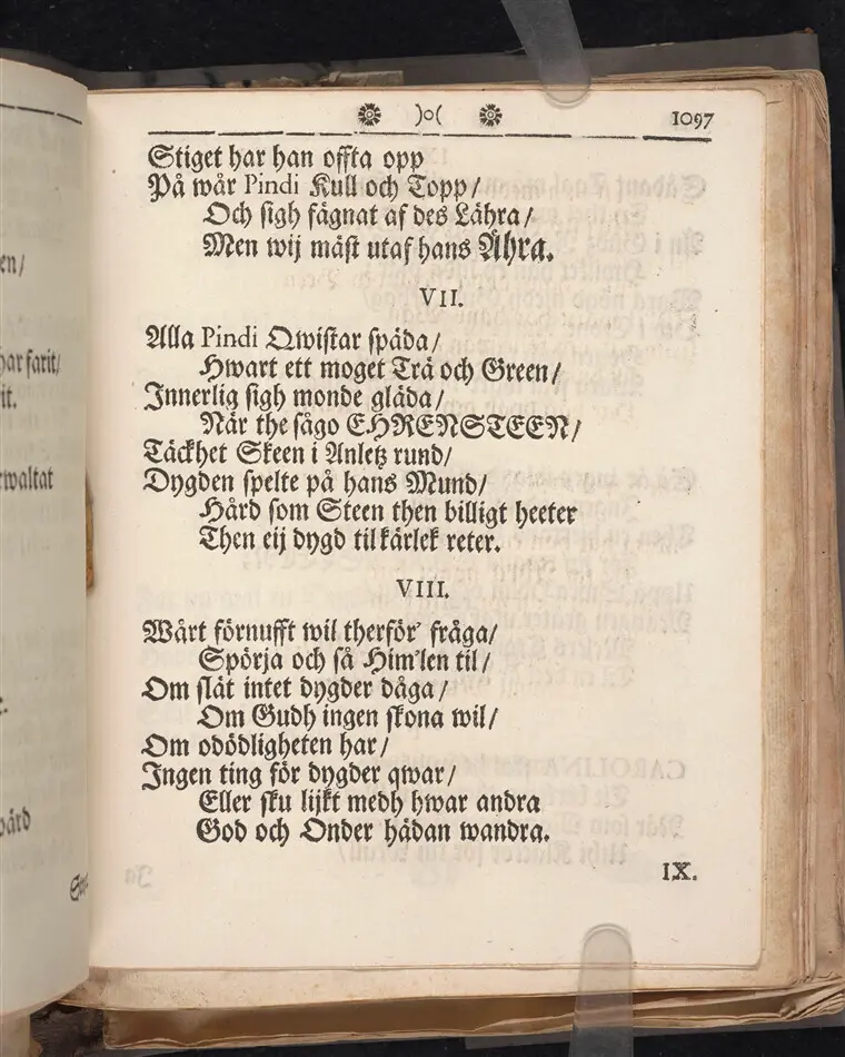  EEn rättsinnig Christens lijfs och döds ähre-minne/ Tå/ för thetta/ hans Kongl. May:tz tromans/ och högtberömlig lagmans öfwer hertigdöm: Skåne och Blekingen/ Then högwälborne baronens Hr. Lars Erensteens döda lekamen/ uthi många höga och förnäma personers närwaro/ medh wanlige kyrckio ceremonier, i jorden/ uthi S. Jacobs kyrckia i Stockholm/ nedersattes/ och samma högtansenliga begrafningz-act, medh wederbörlig åminnelse/ sedermera wid Kongl. Carolinska Academien, blef wördat/ I skyldigst och redobognast ihågkommelse/ Wälment i hast framstält/ och utdelt widh Parentation af en/ ibland/ Högwälborne Sal. Baronens och Lagmans/ i des lifstid/ trogna och redeliga wördare I. Lund.