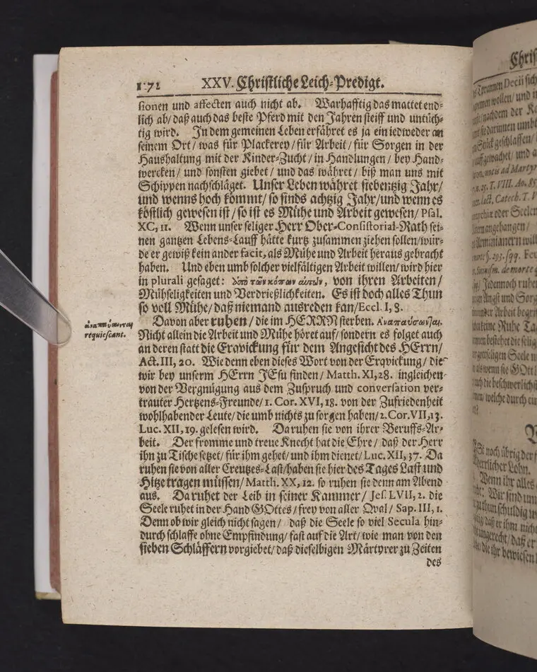 Frommer und getreuer Knechte Gottes seliger Todt/ sanffte Rast und herrlicher Lohn/ Bey Christlicher Leich-Bestatung Herr Johann Georg  Nicolai, weitberühmten Jcti, und Churfl. durchl. zu Sachsen ältesten Ober-consistorial- wie auch zu den Jülich- und Clevischen Successions-Sachen wohlbestellten Raths/ sel. am 25. Septemb. 1690. In der Kirchen zu St. Sophien aus Apoc. XIV, 13. erkläret.