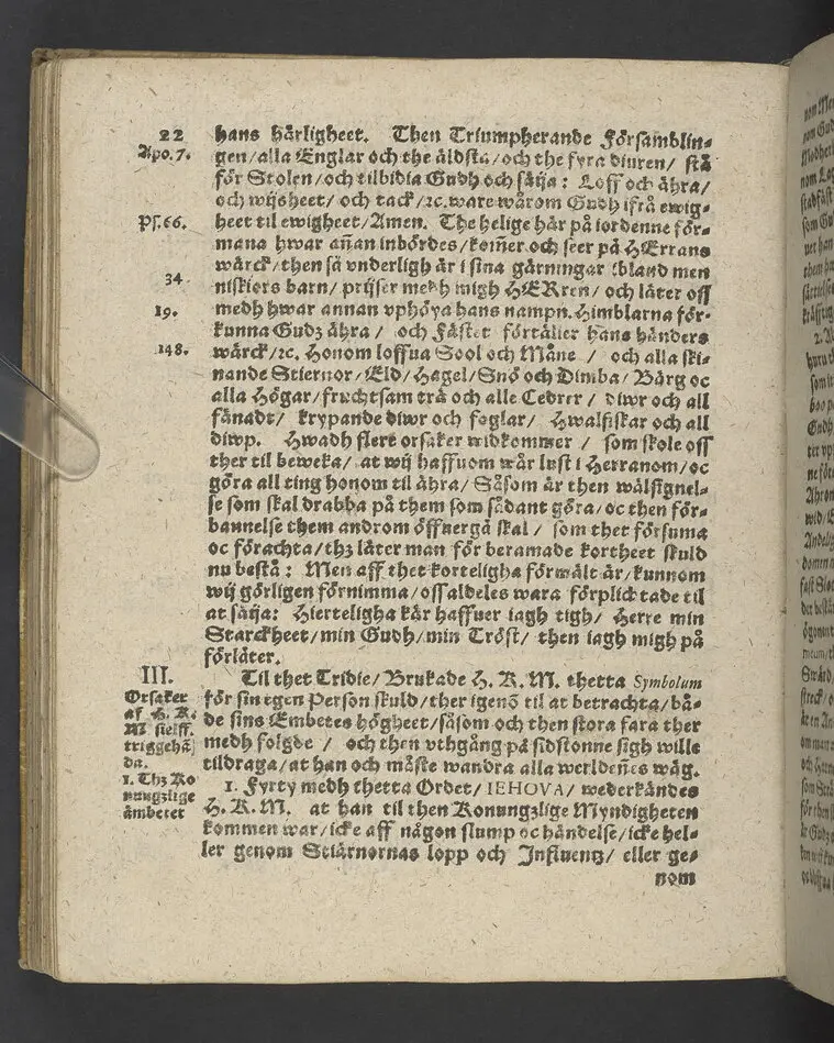 Symbolum Carolinum... Her Carls thens IX.des... symbolum, Iehova solatium meum, Gudh min tröst: Vthi then höghborne furstinnes... E. Sophies... begraffning i Strängnäs domkyrkio, then 22. Aprilis, anno 1612... Framstält vtaff M. Laurentio Paulino Gotho... Tryckt i Stockholm, af Ignatio Meurer, åhr 1613.
