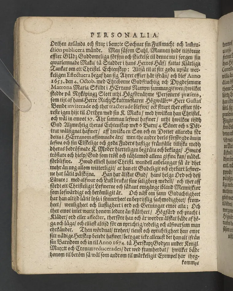 I.N.J. Status denatorum, the afsomnade dödas tilstånd, uthi een chtisteligh lijkpredijkningh,, öfwer ... herr Niels Erickzson Bergudd, fordom hauptmann öfwer ... hwilken i herranom afsomnade uti Malar sochn på sin egen swärd i Solfmo den 3. maij anno 1680 ... framstält ... aff Olavi Magni Arenio .
