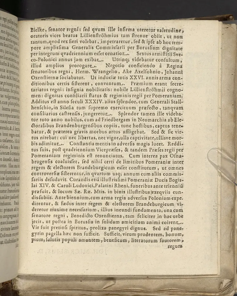 Generosus et magnificus Dn. Johan-Nicodemi Lillienstrohm, Sæ. R. Mtis. et regni Sveciæ secretarius status ... dominus in Eka, Boo et Eichsen ... prid. non. nov. ejusdem anni solemniter efferendvs, aviternæ memoriæ commendatus ... invitatur a Joh. Micrælio, D. Stetini, typis Georgii Goetschii, reg. pæd. typogr.