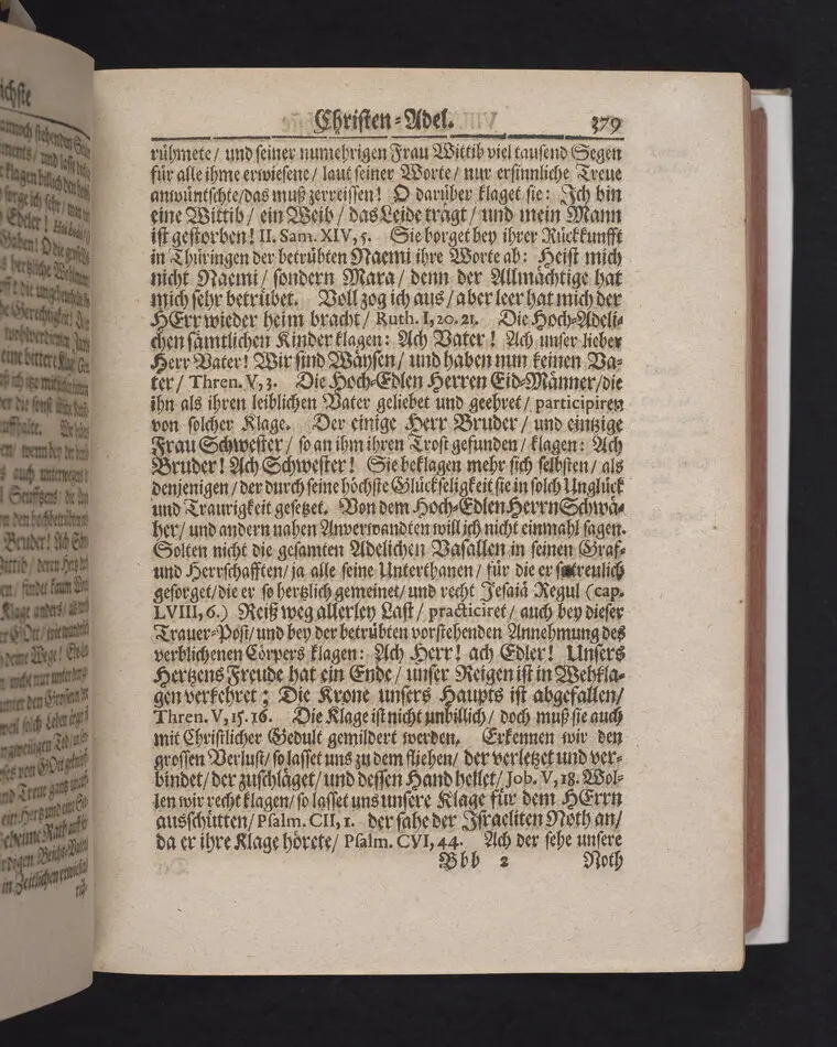 Der Vortrefflichste Christen-Adel/ In einer Christlichen Leichen-Predigt/ Tages vorher/ ehe Des ... Herrn Friedrichs von Werthern ... Der Röm. Käyserl. Maj. und des Heil. Röm. Reichs Erb-Cammer-Thürhüters .. Am 21. Decembr. 1686. Selig-verblichener Leichnam von Dreßden aus nacher Cölleda ... zu seinem Erb-Begräbnüß gebracht zu werden/ abgeführet worden.