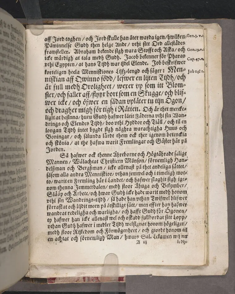 Een christeligh lijkpredikan, öfwer ... Christiern Måns-son, hwars salighe lekamen ... bleff begrafwen ... i Ramnäsz kyrckio, åhr 1659. then 18 febr. Hållen aff doct. Olavo Laurelio ... Tryckt vthi Wästerås aff Euchario Lauringer, åhr 1659.