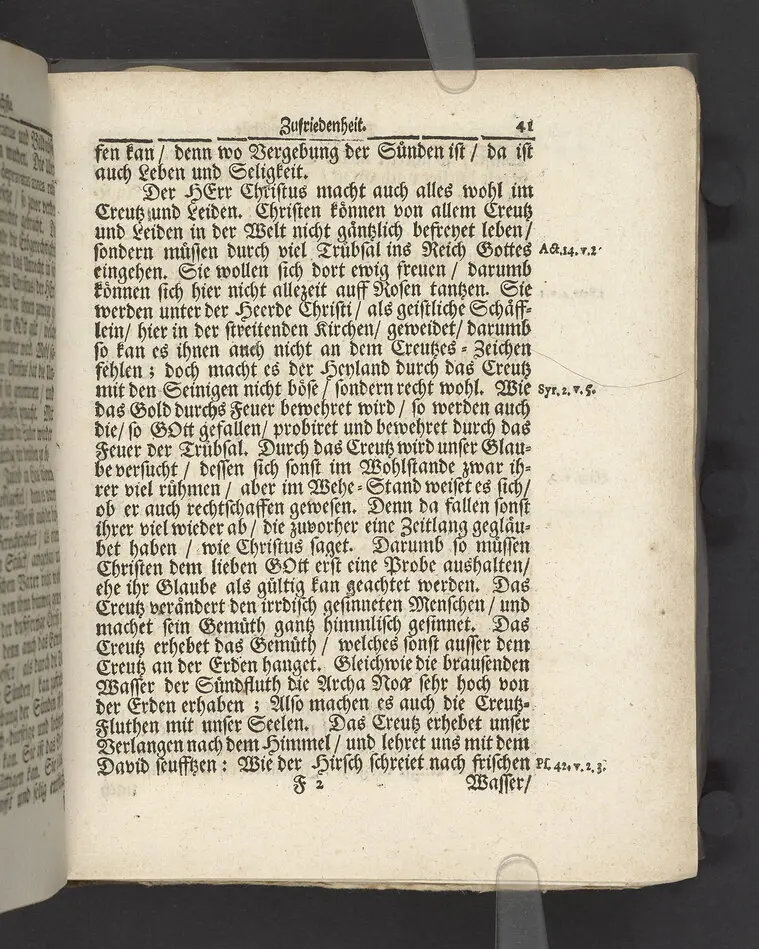 Die christruhmlichste Zufriedenheit, bey hoch-adelicher Beerdigung, an der ... Fr. Catharina Ebelings, des ... Hrn. Johann Albert Huswedels ... Fr. Wittwen, welche im Jahr 1693 ... den 26 Septembr ... in der Soldenauischen Kirchen, zu ihrer Ruhe-Stätte gebracht worden ... Fürgestellet von M. Aegidio Strauchen ... Stockholm, gedruckt bey Johan Billingsley.