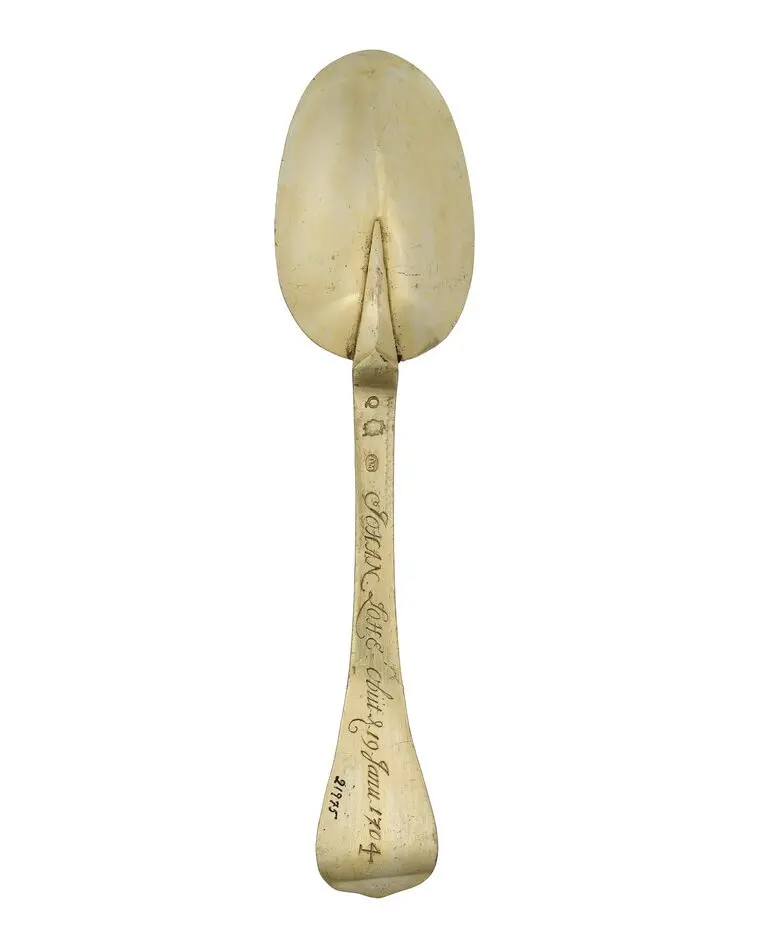 Begravningssked, Anders Malthow, Stockholm, 1704