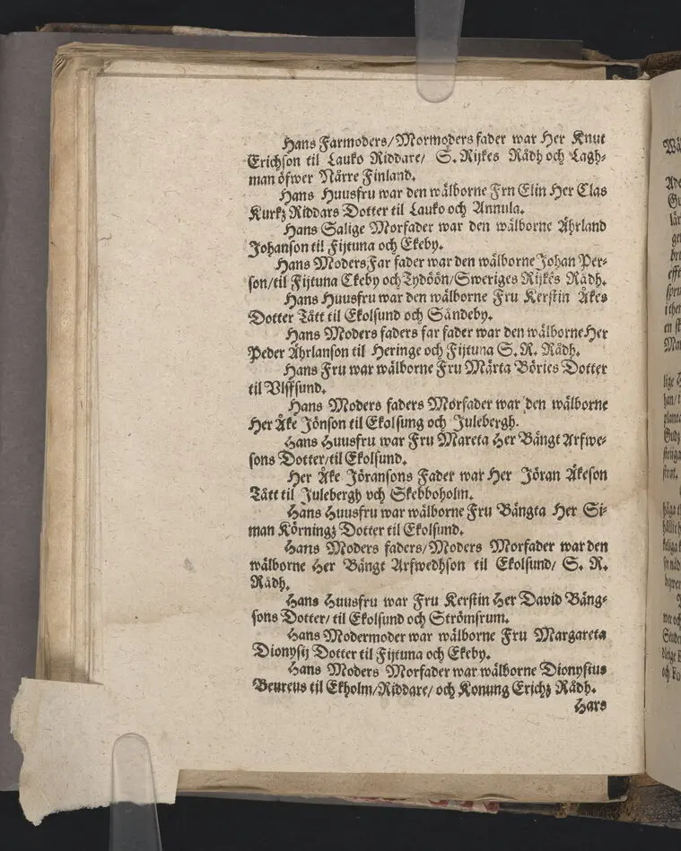 Lijkpredikan, tå ... then edle och wälborne herre, H. Johan Flemming til Lechtisz, Laijsz och Siöndaal, etc. effter ett christeligit affsteed ifrån thenna werlden den 29 Junij åhr 1646. medh waanligh, ädeligh procesz, vthi sitt, aff sigh sielfwo i wälmachtene tilberedda graffställe i Stockholm på Östermalmen vthi S. Jacobs kyrckio den 14. Julij på samma åhr,, [sic!] nedersatt bleff, hållen aff ... Stephano Gallio ..