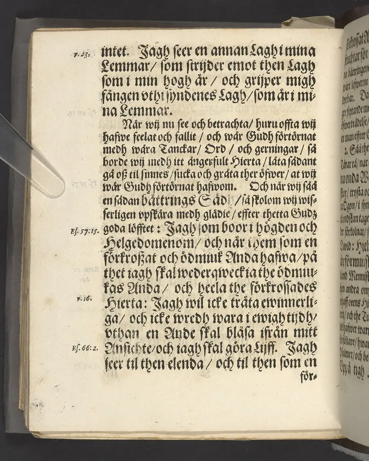 En Christeligh Lijkpredikan öfwer then ädle och högwälborne jungfru, I. Ebba Catharina Bonde, bohren frijherre Dotter till Laihela, jungfru till Bordsjö, Impseholm och Springestadh. Tå hennes salige lekamen, medh tilbörligh ehre- och lijk process bleff nedersatt i sin sahl. herrfaders graff och hwijlokammar vthi Kährbo sockne kyrcklia 27. julij, 1663. Hållen ther sammastädes aff D. Oluff Laurelio ..