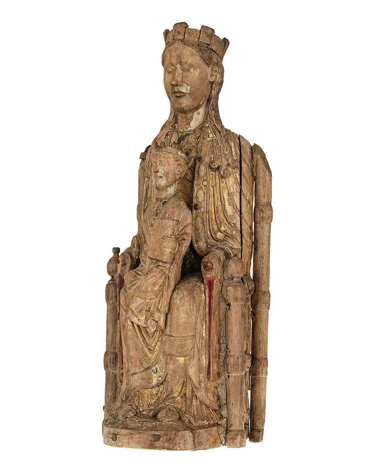 Bild på skulptur, Madonna, Skulptur
