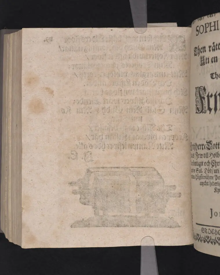 Corona sapientiæ, thet är wijsshetennes krona, medh een kort förklaring ... förfärdigat och vthi ... Christer Bondes ... begraffning ... framstelt aff Zachario L. Klingio ... Stockholm, tryckt hoos Ignatium Meurer ... anno MDCLXIII.