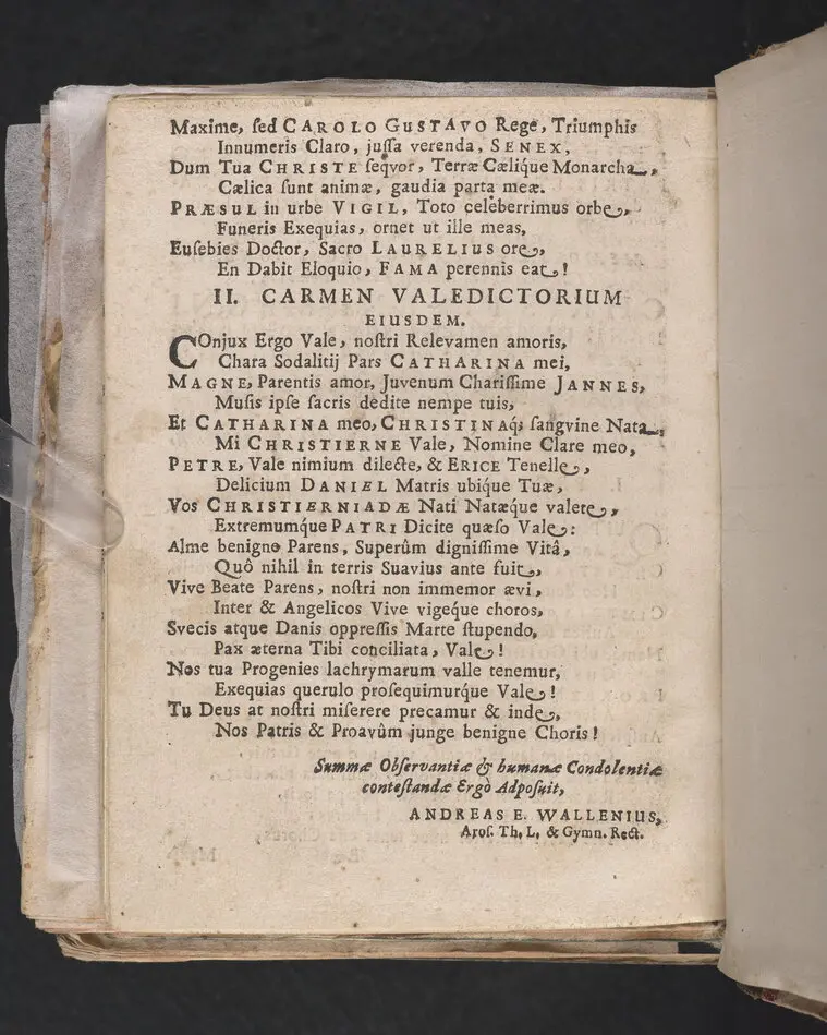 Een christeligh lijkpredikan, öfwer ... Christiern Måns-son, hwars salighe lekamen ... bleff begrafwen ... i Ramnäsz kyrckio, åhr 1659. then 18 febr. Hållen aff doct. Olavo Laurelio ... Tryckt vthi Wästerås aff Euchario Lauringer, åhr 1659.
