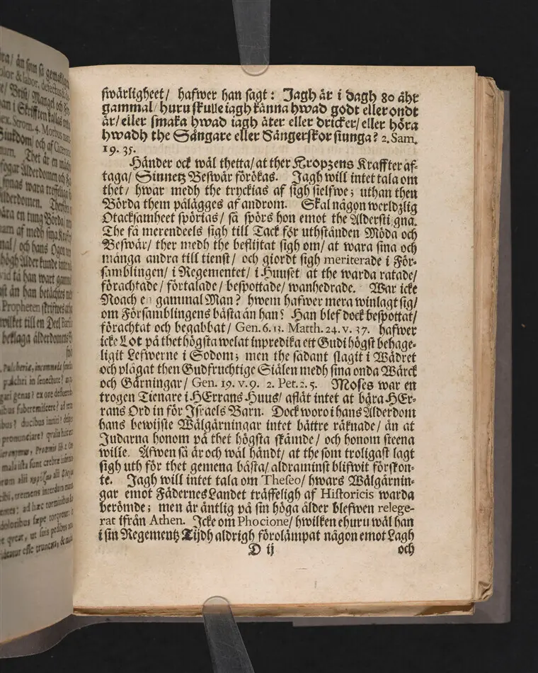 Senii gravamen, solamen & conamen, eller ålderdomens brist, tröst och plicht, i en christelig lijk-predikan ... vthi Nyköpingz stora kyrkio på palm-söndagen, anno 1690. Tå ... handelsmannens och rådmannens i Nyköping, Herr Petter Carlszons, jordiska hydda ... förlåten blef ... förklarat af Magno J. Melandro ... Stockholm, tryckt hoos Joh. Georg Eberdt.