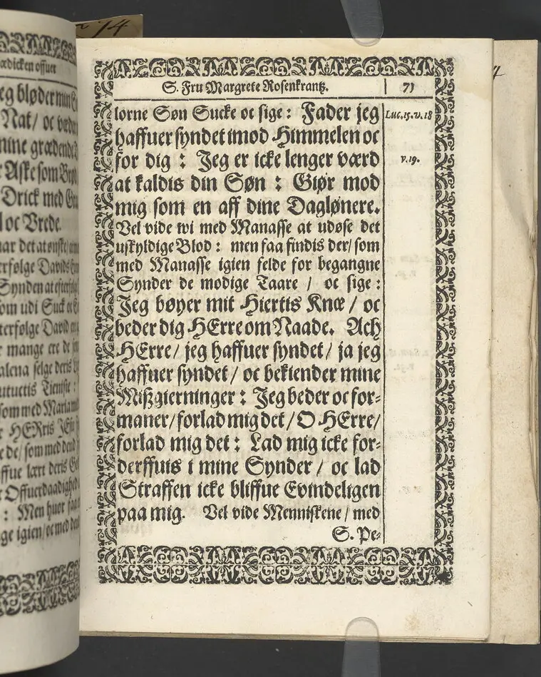 Likpredikan över Margrete Rosenkrantz