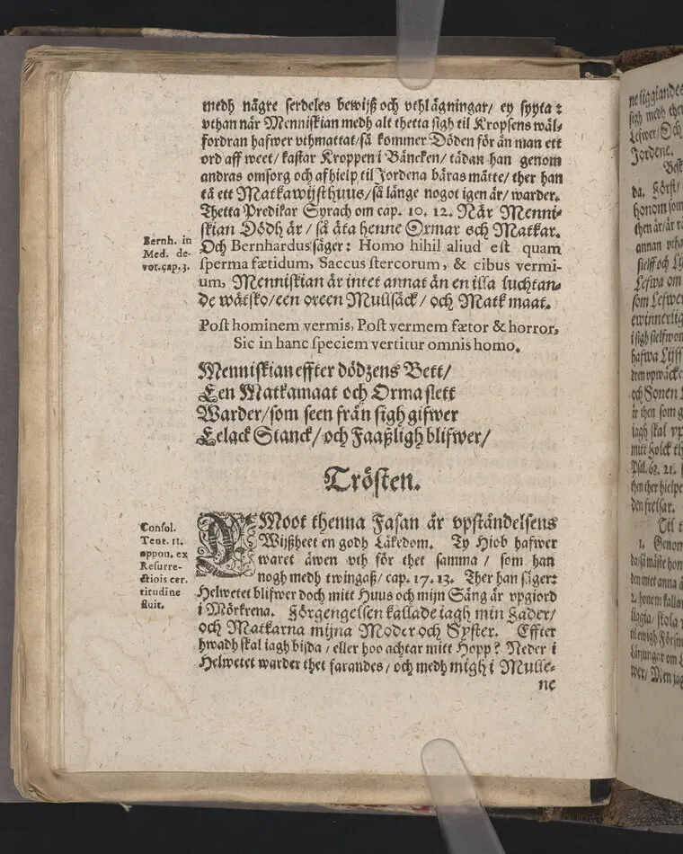 Lijkpredikan, tå ... then edle och wälborne herre, H. Johan Flemming til Lechtisz, Laijsz och Siöndaal, etc. effter ett christeligit affsteed ifrån thenna werlden den 29 Junij åhr 1646. medh waanligh, ädeligh procesz, vthi sitt, aff sigh sielfwo i wälmachtene tilberedda graffställe i Stockholm på Östermalmen vthi S. Jacobs kyrckio den 14. Julij på samma åhr,, [sic!] nedersatt bleff, hållen aff ... Stephano Gallio ..