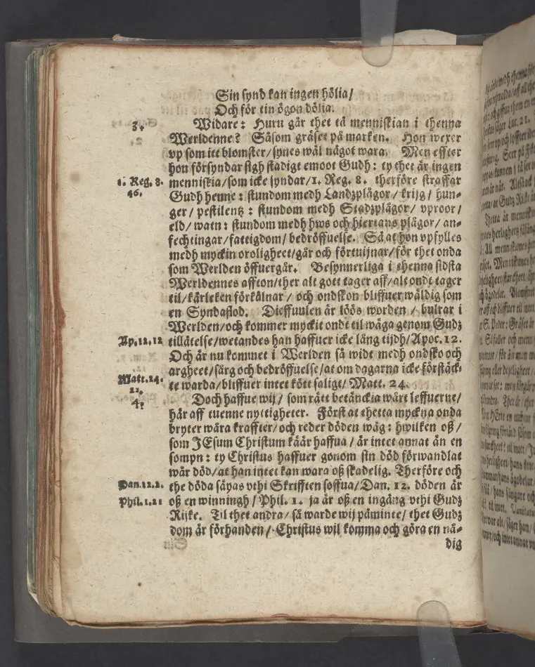 Then XXI lijkpredikningen/ hållin uthi S.Niclas i Stockholm/ öffuer Gudhfruchtige och vällärde Man/ H. Peder Månson/ K. Mtz. etc. hoffpredikant/ när hans s. lekamen ther begroffs/ then 18. Jun. 1624.