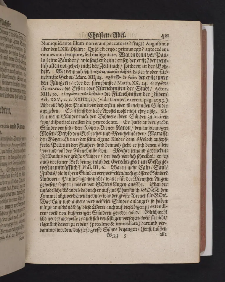 Der Vortrefflichste Christen-Adel/ In einer Christlichen Leichen-Predigt/ Tages vorher/ ehe Des ... Herrn Friedrichs von Werthern ... Der Röm. Käyserl. Maj. und des Heil. Röm. Reichs Erb-Cammer-Thürhüters .. Am 21. Decembr. 1686. Selig-verblichener Leichnam von Dreßden aus nacher Cölleda ... zu seinem Erb-Begräbnüß gebracht zu werden/ abgeführet worden.