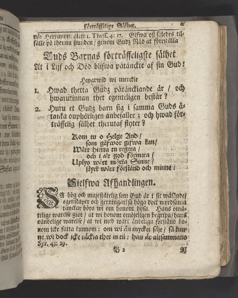 Guds barnas förträffeligste sälhet, at i lif och död blij påtänkt af sin Gud, i anledning af Nehem. XIII. 31. Uti en christelig lijkpredikan öfwer fordom högährewyrdige ... Olaus Haldin berömlig kyrkoherde wid kongl. Riddarholms församlingen i Stockholm, samt consistorii ecclesiastici dersammastädes assessor, när des andelöse lekamen uti bemelte kyrkia den 1. octob. MDCCXIII. til sin graf beledsagad blef, förestäld af ... Gustaf Adolph Humble. Stockholm, tryckt uti kongl. boktryckerij, och med egen bekostnad uplagd af Joh. Henr. Werner. 1714.