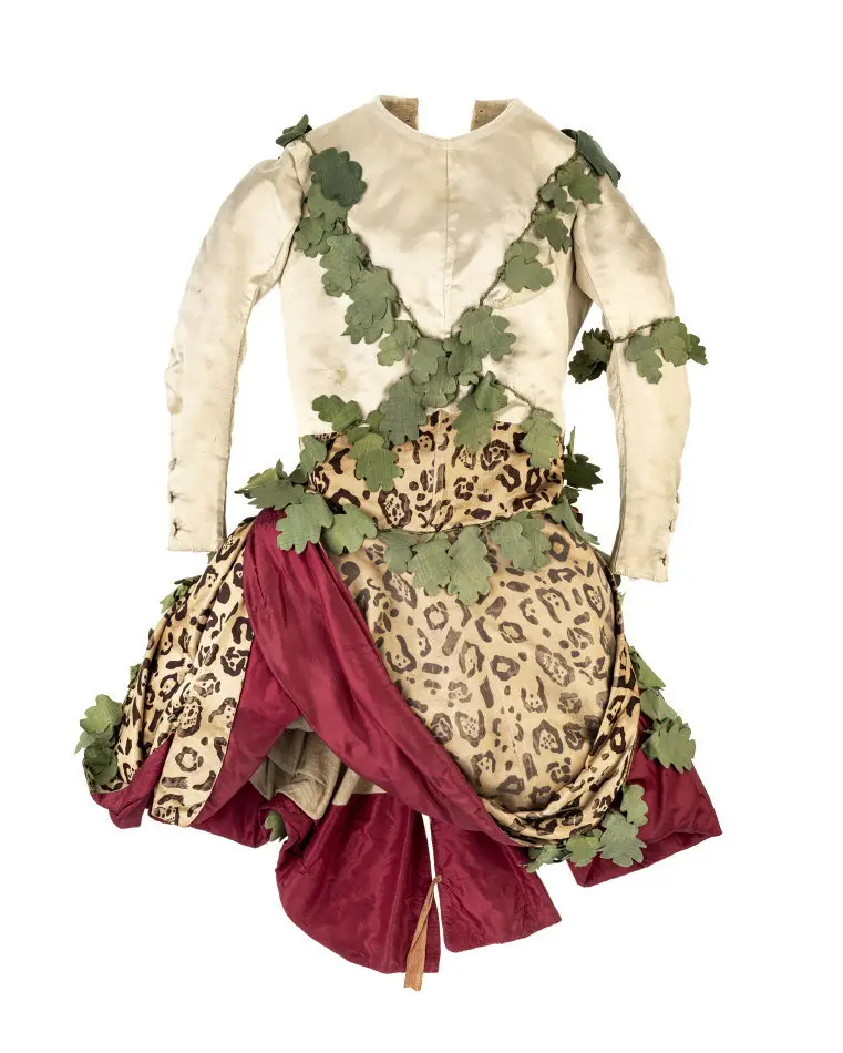 "En Wildes Klädning", hertig Karls dräkt från Dianas fest 1778.