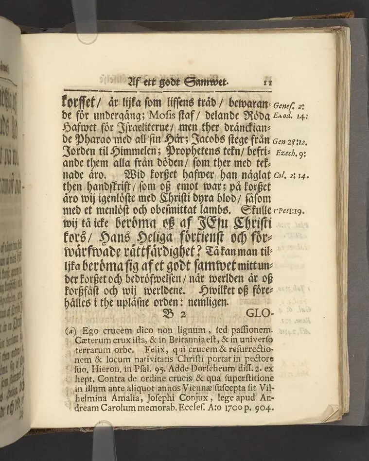 Gloriatio christiana, det är, en christelig berömelse af ett godt samwet. Hwilken den helige apostelen hafwer föreskrifwit; fordom kongl. may:ts tro-tienare ock Norkiöpings stads politie-borgmästare ... Carl Johansson altid älskat; och wid des jorde-färd uti en folckrijk församling den 23 febr. år 1708. allom christnom til efterdöme lemnat Petrus Asp ... Stockholm, tryckt, uti kongl. boktryckerie hos Joh. H. Werner, 1709.