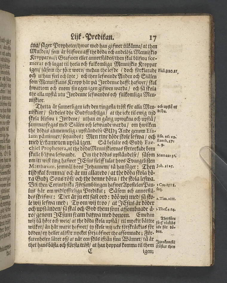 I.N.J. Status denatorum, the afsomnade dödas tilstånd, uthi een chtisteligh lijkpredijkningh,, öfwer ... herr Niels Erickzson Bergudd, fordom hauptmann öfwer ... hwilken i herranom afsomnade uti Malar sochn på sin egen swärd i Solfmo den 3. maij anno 1680 ... framstält ... aff Olavi Magni Arenio .