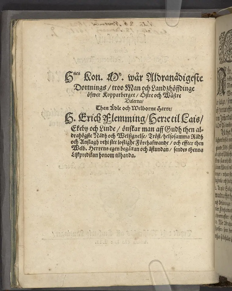 Lijkpredikan, öfwer then ädle och welborne frwen, Frw Maria Eleonora Soop, frw til Lais, Ekeby och Linde ... vthi Käreboos socknekyrckia, then 13. Septemb. åhr 1652. Hållen ther sammastädes aff Olavo Laurelio ... Tryckt vthi Wästeråås aff Euchario Lauringer, anno mDCLII.